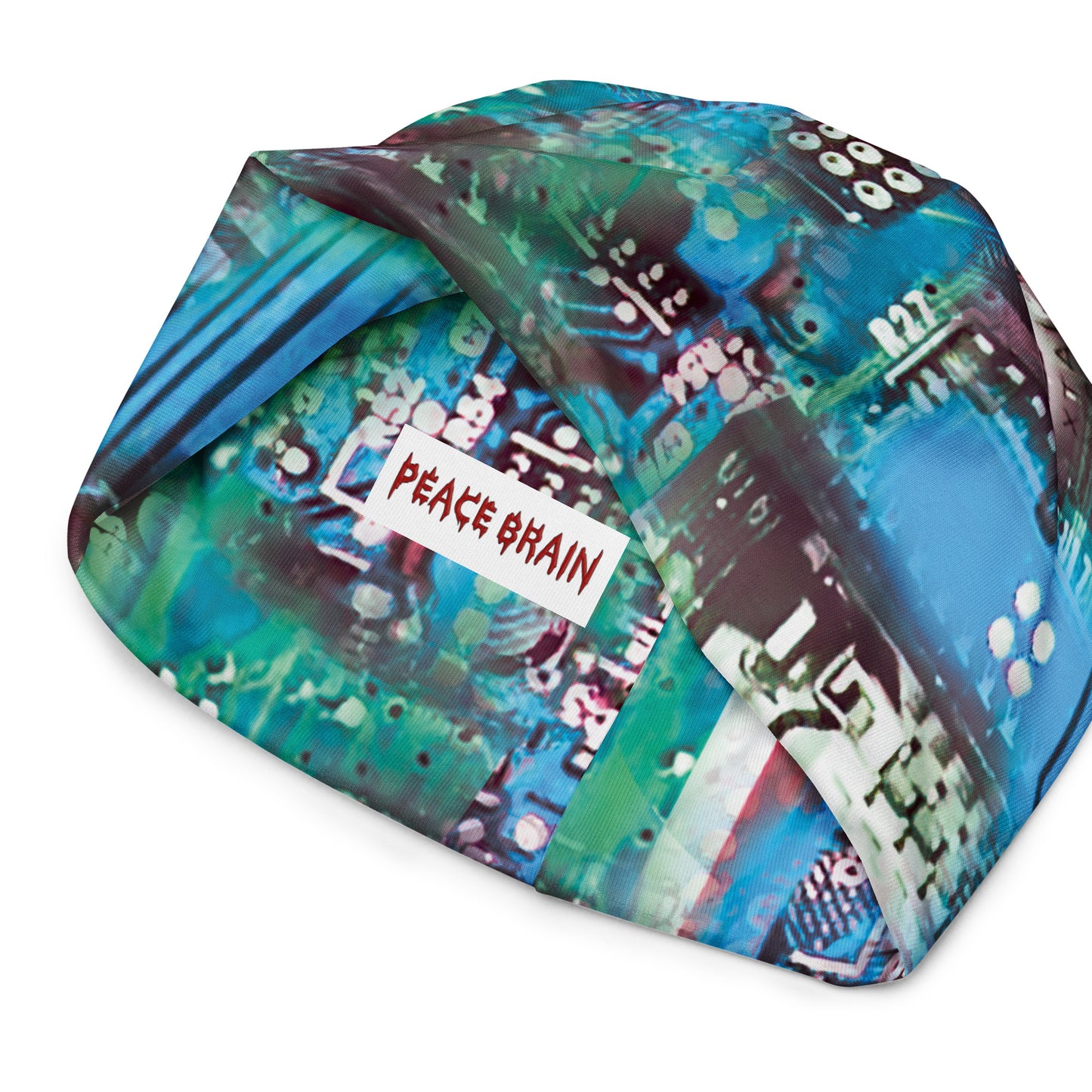'Hybrid' All-Over Print Beanie