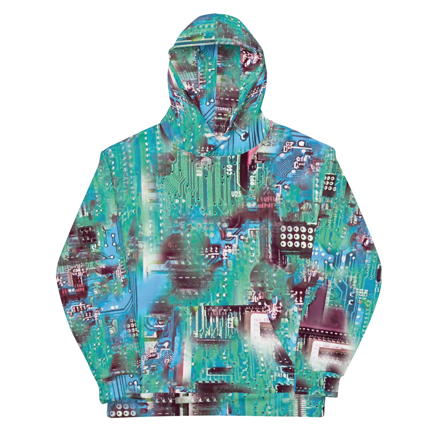 'Hybrid' All Over Print Unisex Hoodie