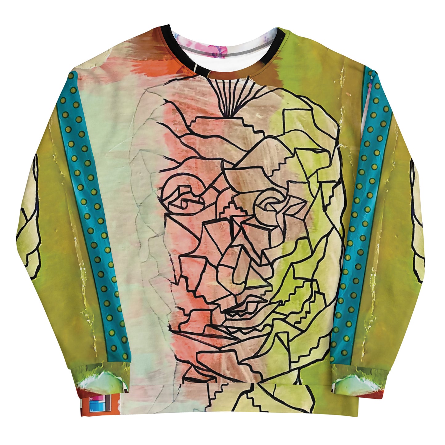 'Collage 101' All Over Print Unisex Sweatshirt