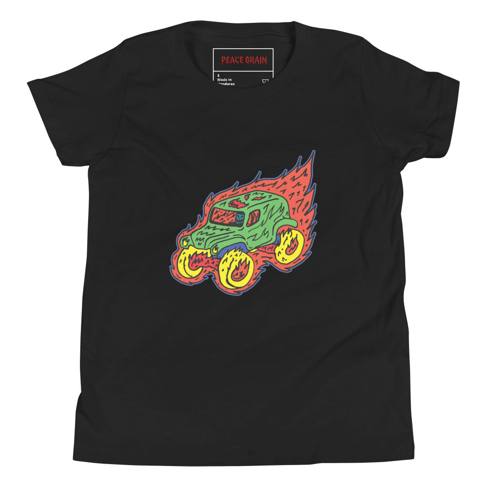 'Monster Truck' Youth Short Sleeve T-Shirt