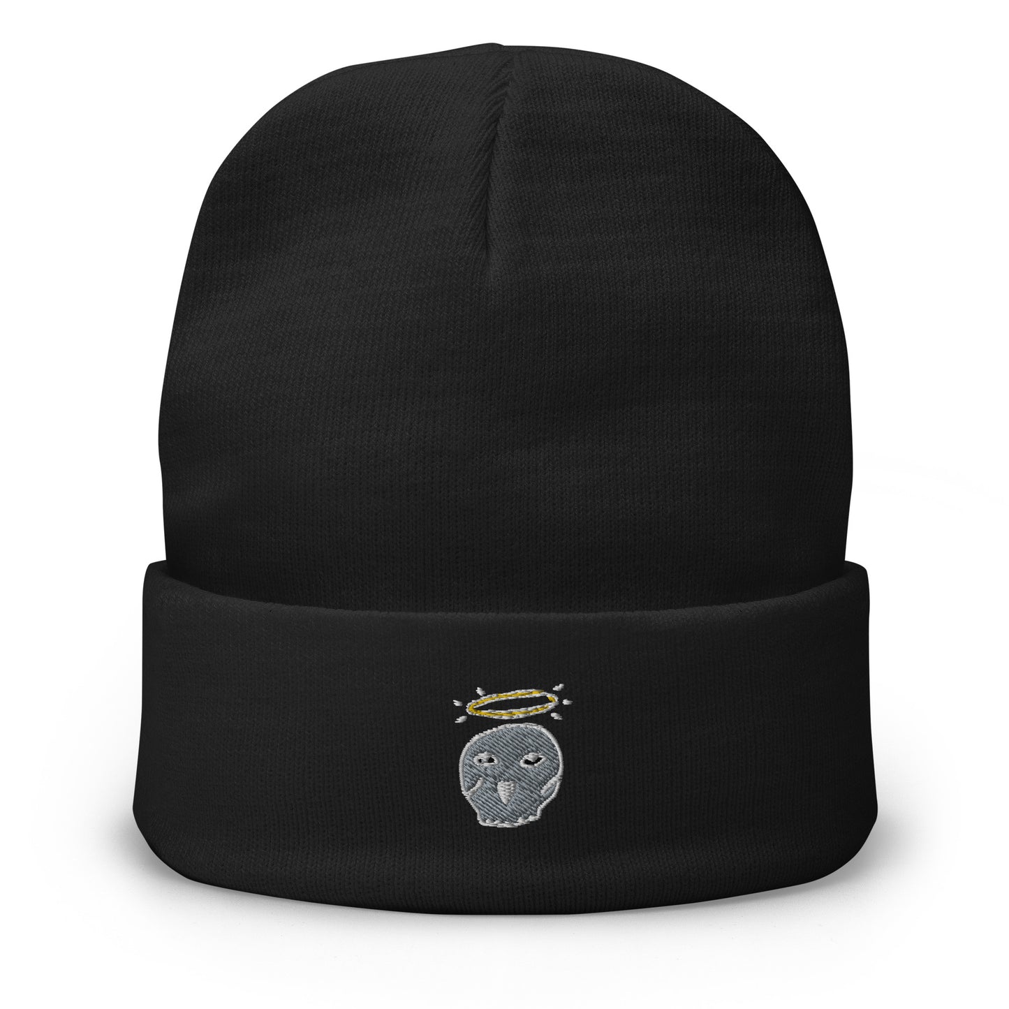 'Skull Angel' Embroidered Beanie
