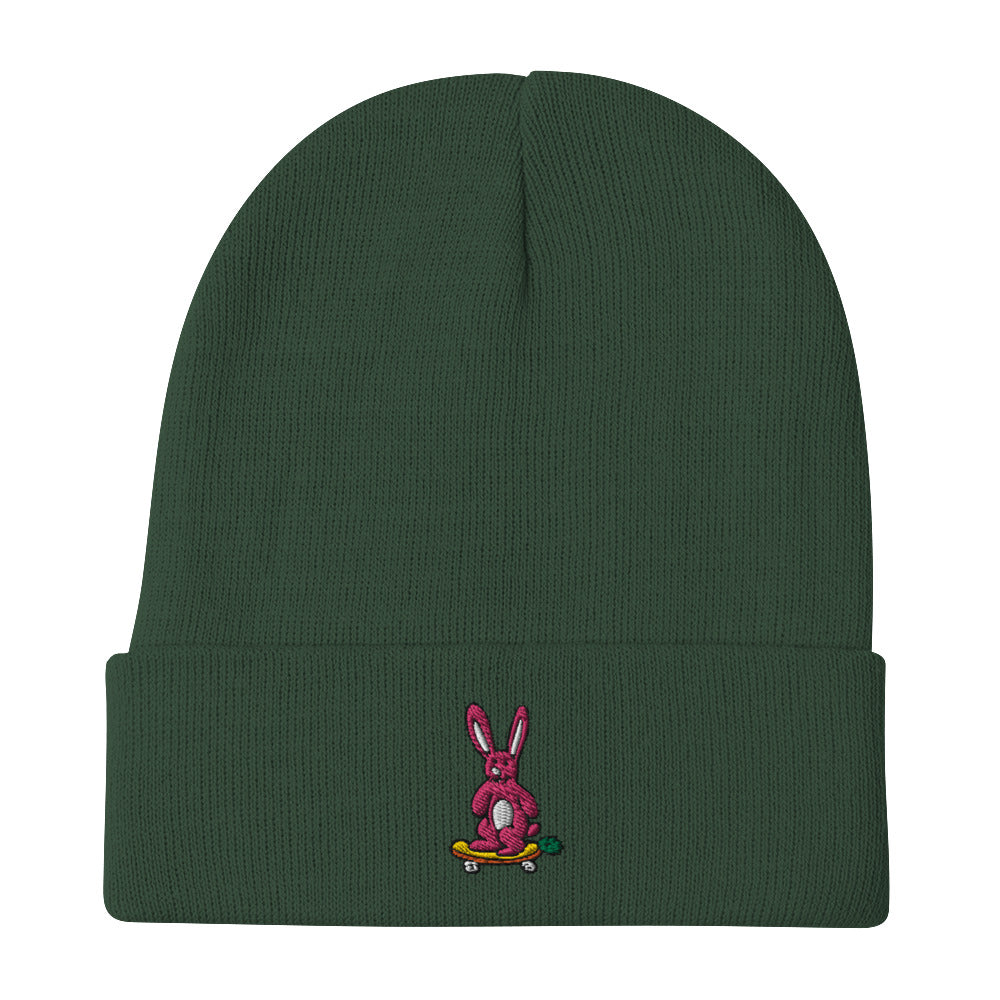 "Sk8 Rabbit" Embroidered Beanie