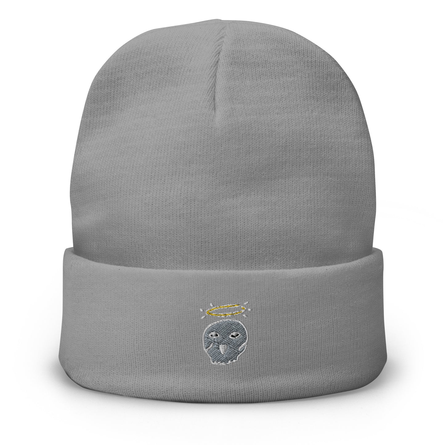 'Skull Angel' Embroidered Beanie
