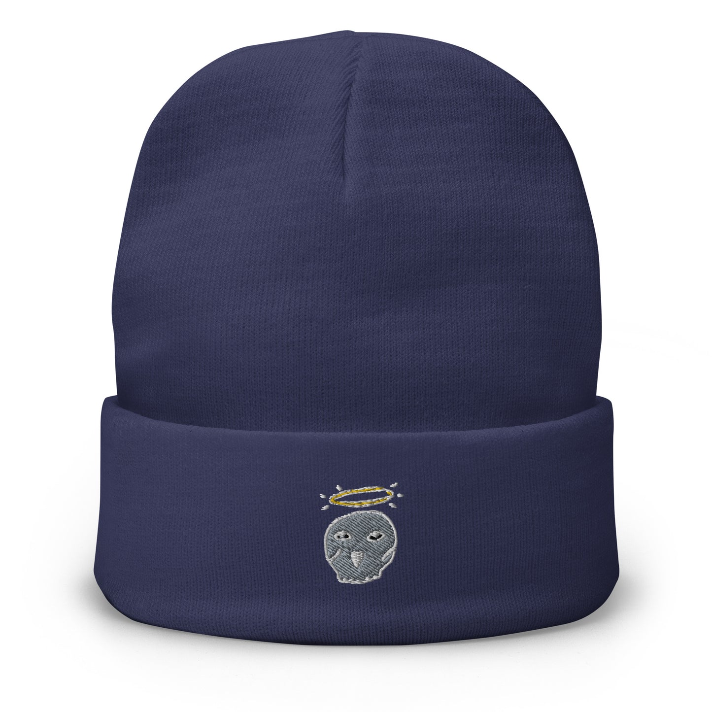 'Skull Angel' Embroidered Beanie