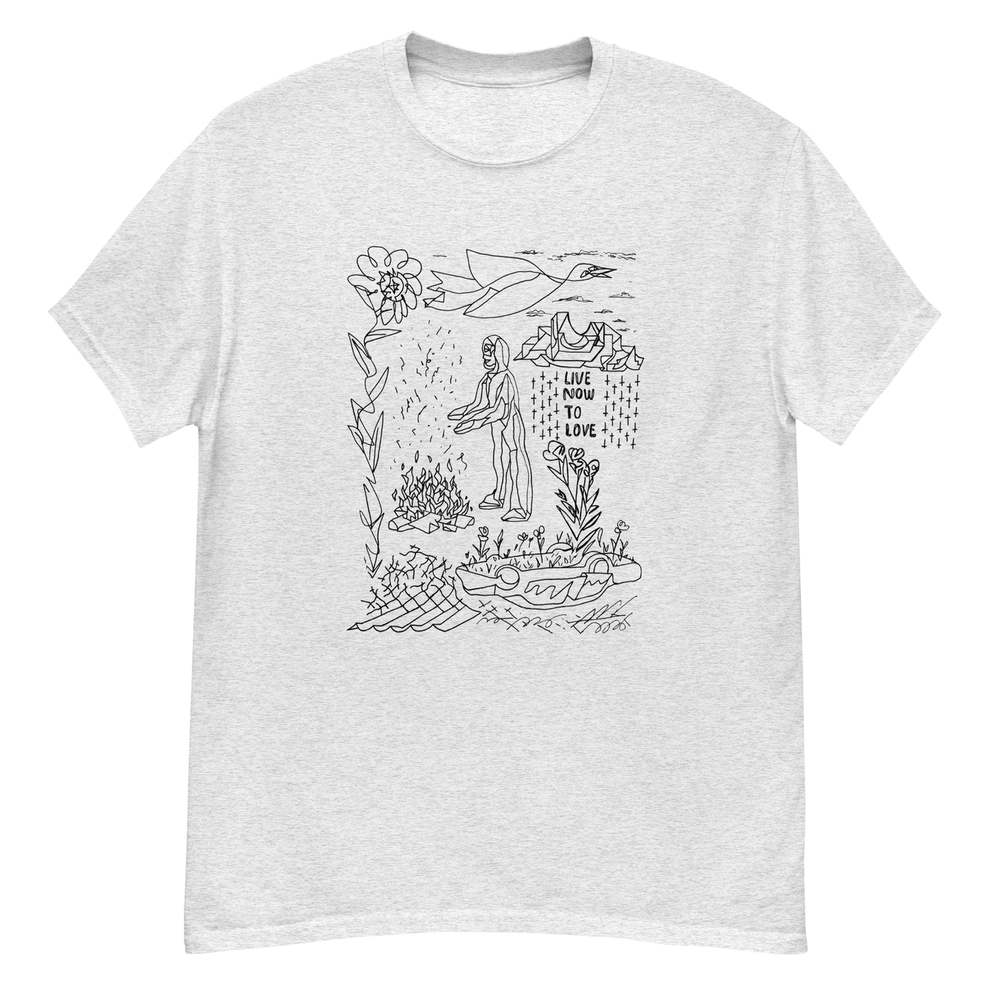 "Live to Love" tee