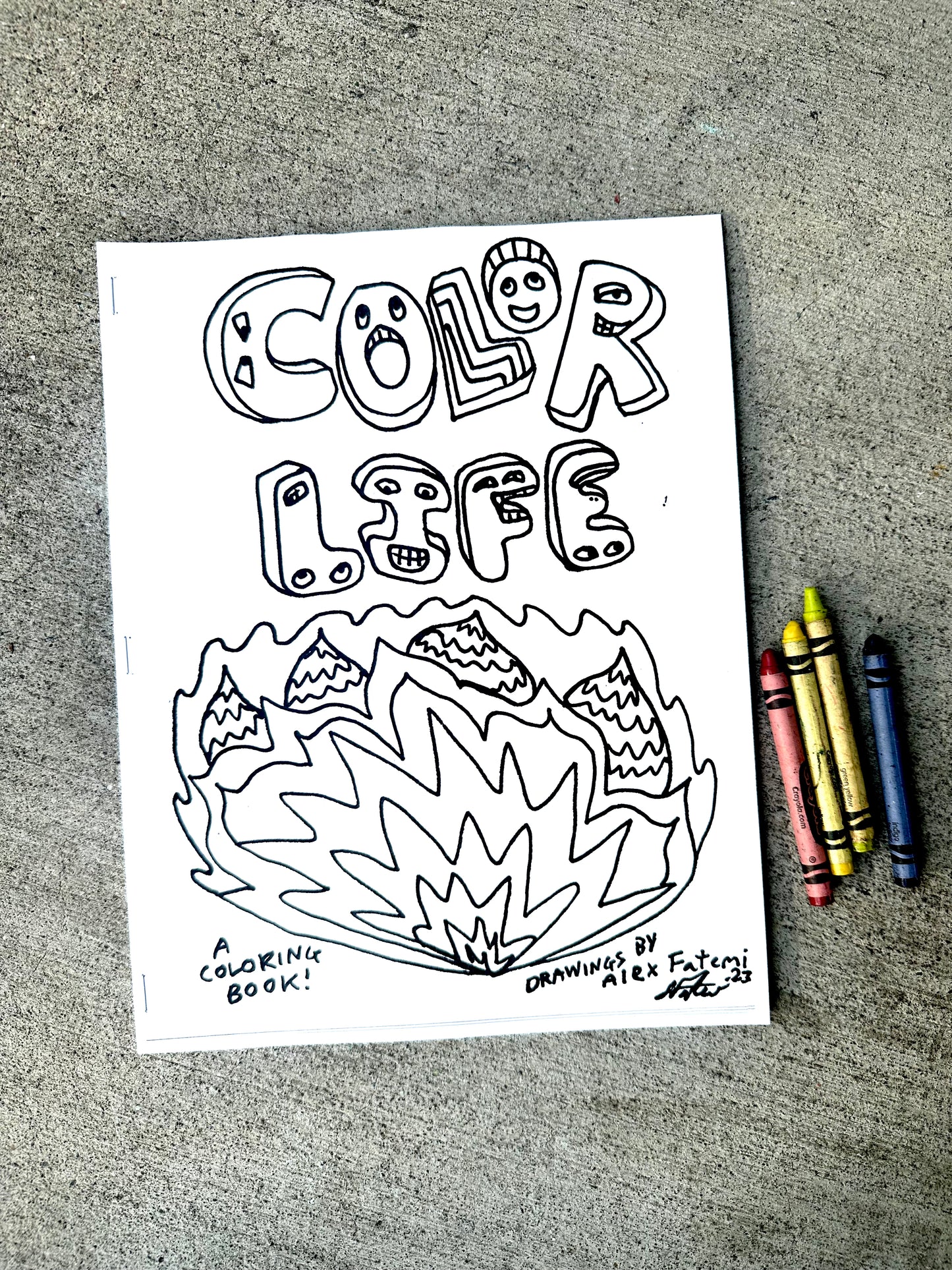 'COLOR LIFE' COLORING BOOK