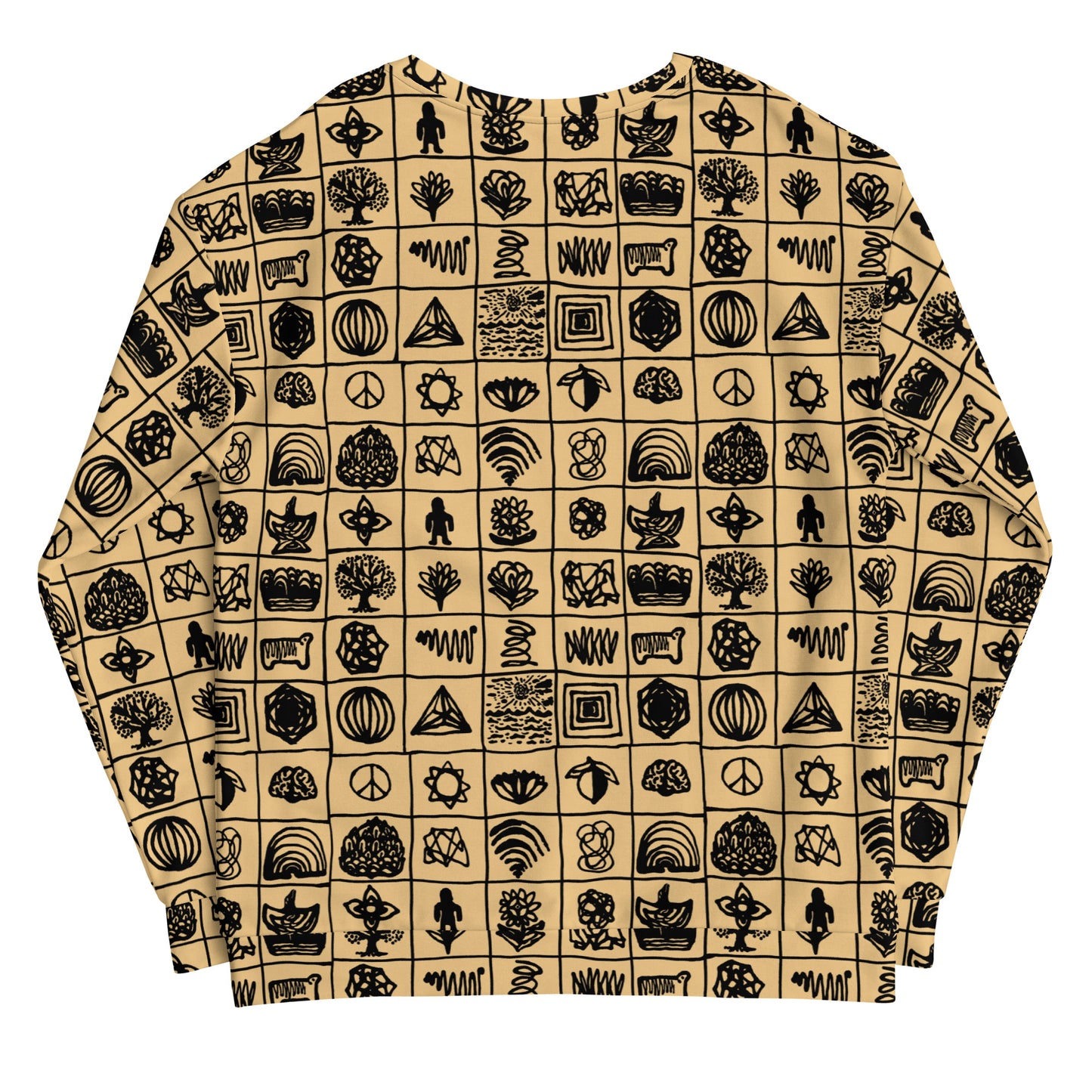 'Glyph' All Over Print Unisex Sweatshirt
