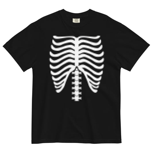'Pixel Skeleton' Unisex garment-dyed t-shirt