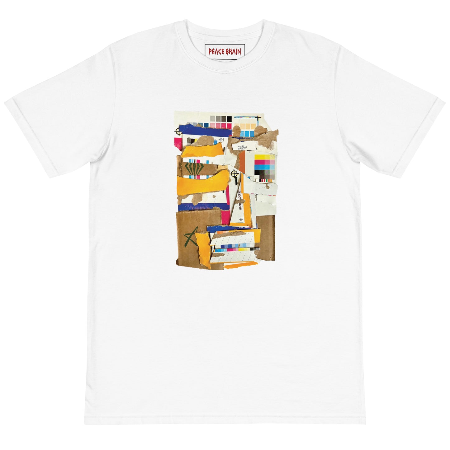'Collage Mask No.1' Organic T-Shirt